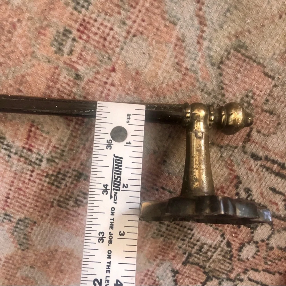 Amerock Carriage House Antiqued Brass Bathroom Towel Rack Bar MCM Bath Hand Set